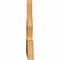 Ekena Millwork Saratoga Rough Sawn Timber Gable Bracket, Western Red Cedar, 72"W x 21"H x 2"D x 6"F, 7/12 Pitch GBW072X21X0206SAR00RWR - alternate 3